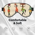 thumbnail image 5 of Rocae African Women for Mask for Women Men, Luxury Eye Cover Eye Shade with Adjustable Strap for Travel, Nap, Meditation, 5 of 7