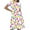 A Multicolor, variant on Fjofpr Girls Dresses $ 10.00 Toddler Kids Girls Print Short Sleeve Stretchy Dress A Line Dress(4-14Years)