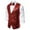 Wine, variant on Augper Men's And Winter Fashion Personality Sequins Casual Vest Jacket