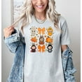 thumbnail image 2 of Moonlight Apparel Cute Halloween T-Shirt for Women Fall Character Tee Pumpkin Candy Graphic Shirt Soft Cotton Autumn Top Spooky Season Outfit for Girls Teens, 2 of 6