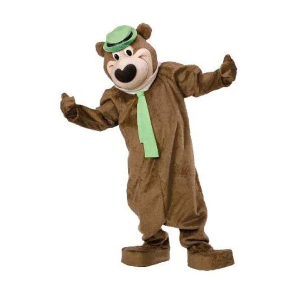 Professional New Brown Yogi Bear Mascot Costume Fancy Dress Adult Size