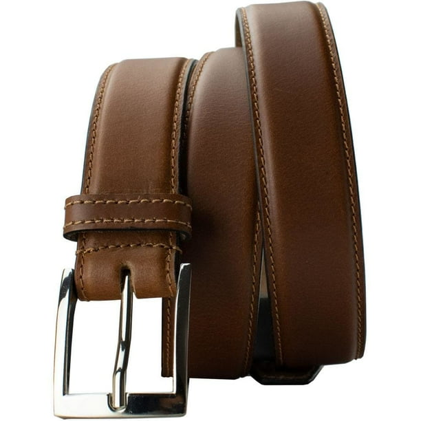 Nickel Smart Nickel Free Belts Uptown Tan Dress Belt By Nickel Smart Walmart Com Walmart Com