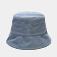 thumbnail image 5 of SikaFu Fall Winter Classic Corduroy Bucket Hat Outdoor Panama Harajuku Fishing Bucket Hats for Female Male Unisex Casual Cap Gorras, 5 of 6