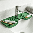 thumbnail image 5 of Non-Slip Sink Drainage Mat | 45.5 x 17 Inch TPR Rubber Sink Liner | Splash-Proof Drying Rack & Dish Drying Mat for Kitchen Countertops, 5 of 8