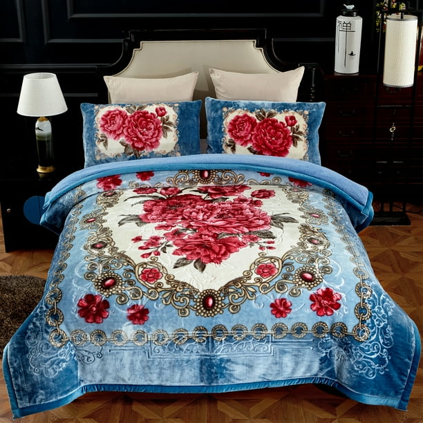 3 Piece Super Soft Warm Flannel Fleece Microfiber ...