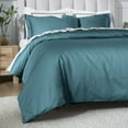 thumbnail image 5 of Superior 650 Thread Count Egyptian Cotton Duvet Cover Set, Caribbean, Twin, 5 of 8