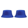 thumbnail image 3 of Sombrero de cubo Qarigey para todas las estaciones Algodón Azul, 3 of 6