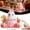 Pink, variant on Clearance Under $10 | Set of 3 Acrylic Pink Ghost Halloween Desktop Decoration with Pumpkin Bow