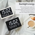 thumbnail image 2 of Despertador Digital Despertador Led Eléctrico Brillo Ajustable Volumen Reloj Multifuncional seitruly TO005259-01, 2 of 6