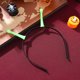 thumbnail image 4 of 2 diademas de antena alienígena brillante: accesorio creativo para fiesta de Halloween, cosplay, disfraz de alienígena luminoso, decoración divertida para el cabello, recuerdo de carnaval y Nochevie, 4 of 5