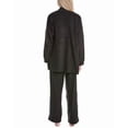 thumbnail image 2 of DKNY womens  2pc Robe & Pant Lounge Set, XL, Black, 2 of 3