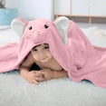 thumbnail image 4 of Clearance Under 10$! Facecloth Fleece Bath Towels Hooded Soft Children's Hooded Cape, Baby Coral Velvet Children's Bath Towel, Elephants Hooded Bath Towel, Baby Bathrobe, 4 of 7