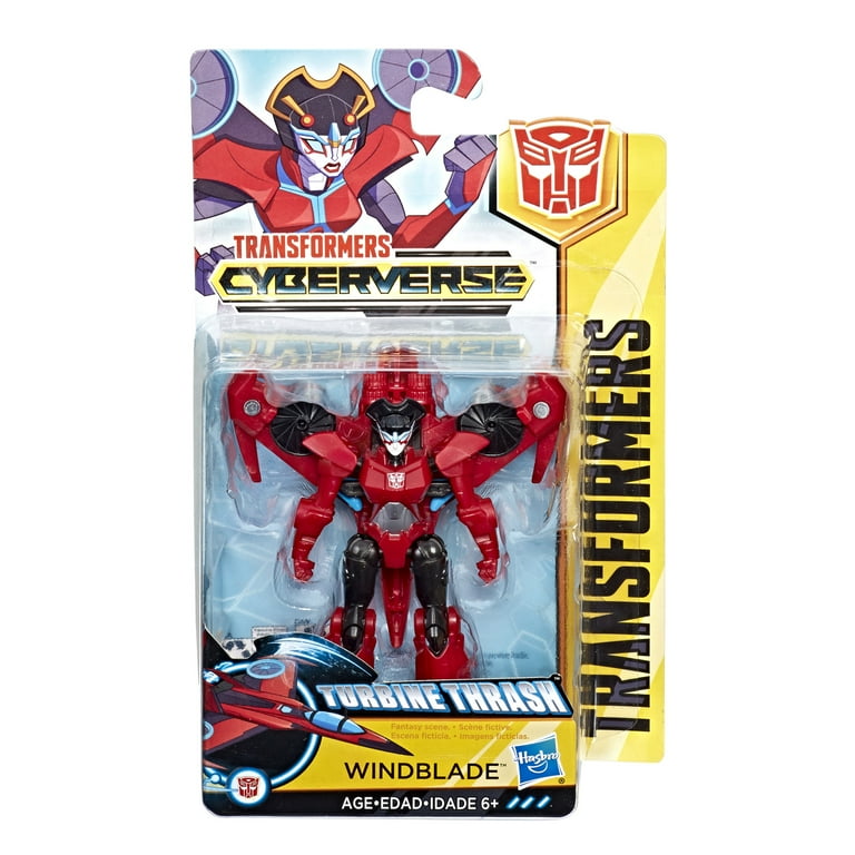 Transformers Cyberverse Warrior Class Windblade – Cyclone Strike Red – Figura Azione