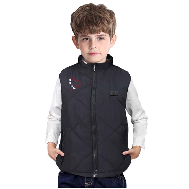 Kids Winter Coats, Kids Winter Jacket, Usb Intelligent Constant Temperature Heated Windproof Plus Size Coat for Children Winter 13 Heated Jacket Coat