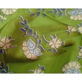 thumbnail image 4 of oneOone Silk Tabby Green Fabric Leaves & Flower Floral Sewing Craft Projects Fabric Prints By Yard 42 Inch Wide, 4 of 4