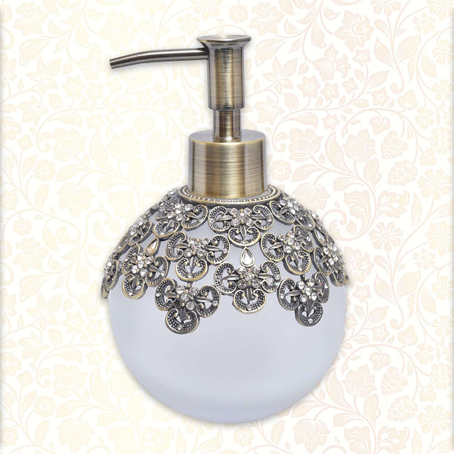 Decozen Soap Dispenser with Zinc Alloy Rust Proof Pump use for Lotions Essential Oils Liquids in
