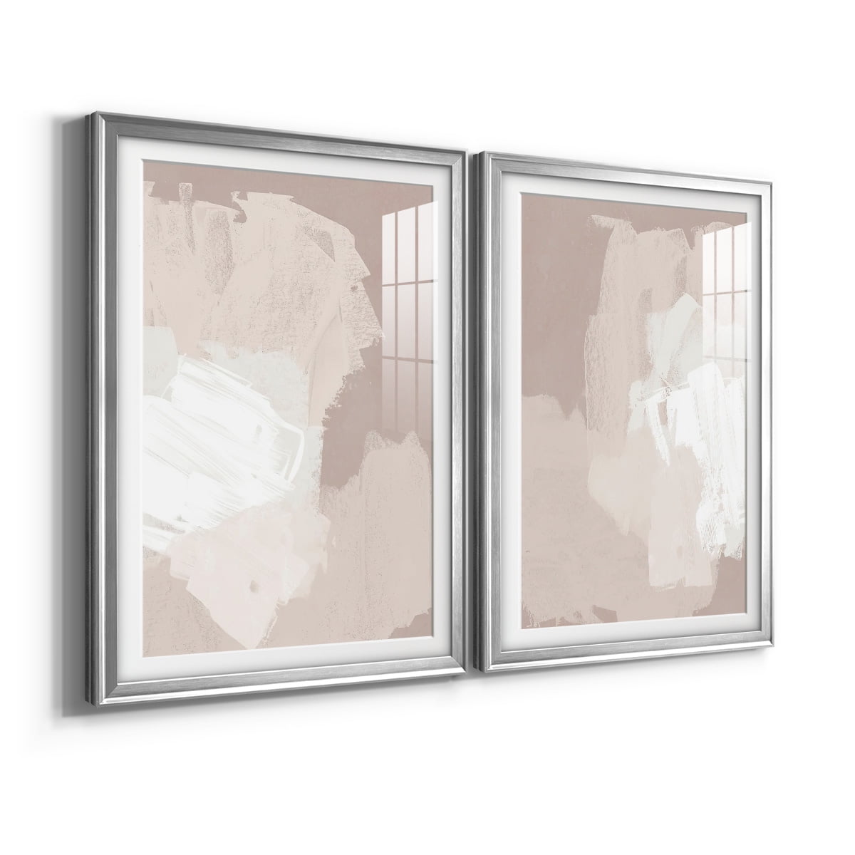 Wexford Home Cloud Slate I Premium Framed Print, 22.5" x 30.5" - Ready to Hang, Silver (Set of 2)