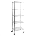 thumbnail image 6 of Seville Classics 18"W x 24"D x 72"H 5-Shelf UltraZinc NSF Steel Wire Freestanding Shelves, Silver, 6 of 10
