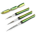 thumbnail image 7 of Portables Mini Pen Fishings Rod Fish Shaped Telescopic Spinnings Rod Lightweight Pocket Fishings Poles Easily to Use, 7 of 7