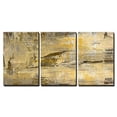 thumbnail image 2 of wall26 Canvas Print Wall Art Set Faded Grunge Brown &amp; Yellow Paint Strokes Abstract Shapes Illustrations Modern Art Bohemian Colorful Multicolor for Living Room, Bedroom, Office - 24"x36&quo, 2 of 4