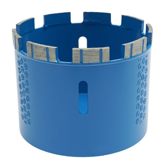 Modern 4in Diamond Core Drill Bit 5/8-11 Thread Diamond Drilling Bit Industrial Dry Wet Diamond Core Bit Hole Saw for Concrete, Cement, Marble, Granite Material