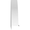 thumbnail image 4 of Ekena Millwork 28"W x 8"H x 2"P Segment Arch 3 Spoke Architectural Grade PVC Pediment, 4 of 7