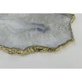 thumbnail image 4 of Grey Agate Cheese Board Organic Handmade with Elegant Gold Edge: Perfect Table Centrepiece & Home Decor, 4 of 8
