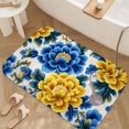 thumbnail image 3 of 1pc Floral Pattern Absorbent Non-Slip Bathroom Thickened Flannel Rug Decor,Soft,Quick Drying,Suitable For Indoor/outdoor Use,Bathrooms,Bedrooms,Kitchens,Terrace,Laundry Rooms,16"x24", 3 of 9