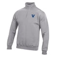 thumbnail image 2 of Men's Gray Villanova Wildcats Big Cotton Quarter-Zip Pullover Sweatshirt, 2 of 3