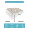 thumbnail image 5 of Beige Damask Twin Size Down Alternative Comforter, Lightweight Comforter Quilt Bedding Set with Pillow Shams Vintage Country Scroll Floral Patterned All Seasons Bed Comforter Duvet Insert 68"x86", 5 of 7