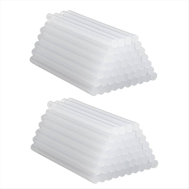 100 Barras de Pegamento Termofusible de 7 mm X 100 Mm, Barras de Pegamento Caliente para Herramientas de Reparación de Álbumes Artesanales, Barras de Pegamento Caliente