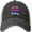 C4207, variant on LGBT Bi Pride Gifts Assume Nothing Bisexual Flag Cowboy Hat Men Vintage Mesh Baseball Cap Women Trucker Hat Black