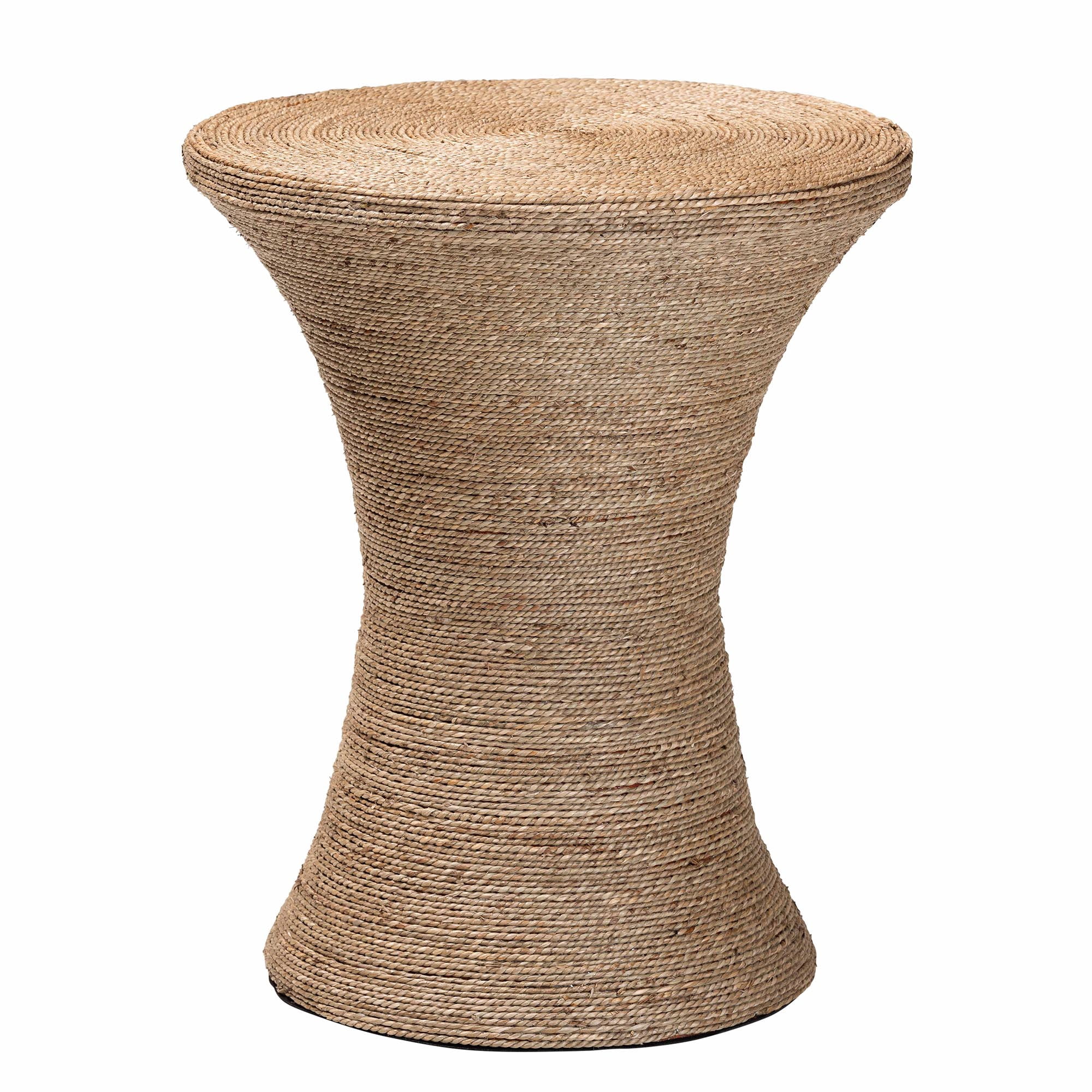 bali & pari Cady Japandi End Table, Natural Brown