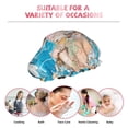 thumbnail image 6 of Kdxio Vintage Map Travel Essentials Print Shower Cap for Women,Elastic and Reusable,Double Waterproof Layers Bathing Hat, 6 of 6