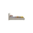 thumbnail image 5 of Meridian Furniture Nico Cream Velvet Twin Bed, 5 of 7