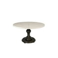 thumbnail image 2 of bingltd- 48" x 48" to 66" Extension 30" Tall Bradford Non-Brushed Brown Dining Table (TT4866-EXT-CHALK-Bradford-NB-Brown), 2 of 4