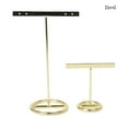 thumbnail image 2 of ruzhgo 2Pcs Boucle d'Oreille Titulaire Délicat Rack Multifonctionnel Anneau Organisateur Collier Bijoux Ménage Dressing Table en Forme de T Rond Rack en Forme de T Plat Rack, 2 of 6