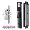 thumbnail image 2 of Simple Version D14P 3D Face Recogntion Smart Door Lock Wishome APP Control Fingerprint Passwod Electronic Door Lock With Camera ,Easy Installation, 2 of 6