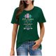 thumbnail image 1 of Mujeres Manga Corta de Verano Tops Pascua Impresa Cuello Redondo, Blusa de Moda Casual para la Primavera, 1 of 5