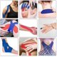 thumbnail image 5 of Muscle Sports Athletic Tape, 5m x 5cm, 3 Rolls (1 x Blue, 1 x Pink, 1 x Black), Waterproof Elastic Athletic Tape for Sports, 5 of 5