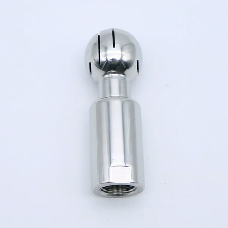 

BCLONG 1/2inch Female Rotary Sanitary Spray Ball CIP Tank Cleaning Head Stainless Steel