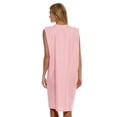 thumbnail image 3 of Dreamcrest Sleeveless Duster Housecoat Women Sleepwear (Coral, Large), 3 of 3