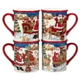 thumbnail image 4 of Certified International Santa's Workshop 16 Pc. Dinnerware Set, Service for 4, Multicolor, 4 of 5
