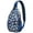 Boho, variant on Exotic Pineapple Print Lightweight Sling Backpack for Travel and Daily Commute, Multi-Layered Storage Crossbody Bag with Tropical Fruit Design for Fashion-Forward Users