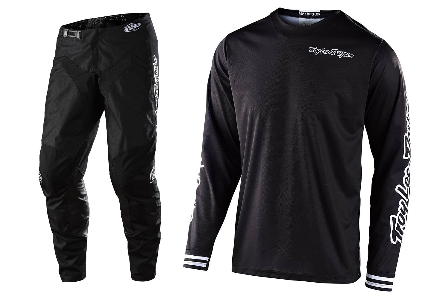 Troy Lee Designs 2022 GP Jersey and Pant Combo Mono Black (Jersey X ...