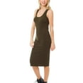 thumbnail image 3 of MixMatchy Women's Sleeveless Racerback Scoop Neck Bodycon Mini Dress, 3 of 4