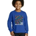 thumbnail image 2 of Wild Bobby 1 2 3 4 100 Days of School Colorful Counting, 100 Days of School 2024 2025 Design for Kids Youth Boys Girls School Youth Longsleeve Shirt, 2 of 6