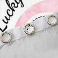 thumbnail image 4 of Erosebridal Pink Watercolor Lucky 8 Ball Black Out Curtains, Cute Sport Curtains Pack of 2 (42x63 Each) for Girls and Boys, 4 of 6