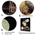 thumbnail image 3 of Designart "Noir Russian Nightcap I" Cocktails Wall Decor, 3 of 7