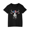 thumbnail image 6 of OKSALE Funny T Shirts for Boys Size 8 Cowboys 4th of July Shirt Toddler Boys Girls American Flag USA T-Shirts Little Kids Patriotic Tee Tops 3-12 Years, 6 of 7